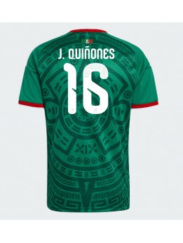 Billige Mexico Julian Quinones #16 Hjemmedrakt VM 2026 Kortermet
